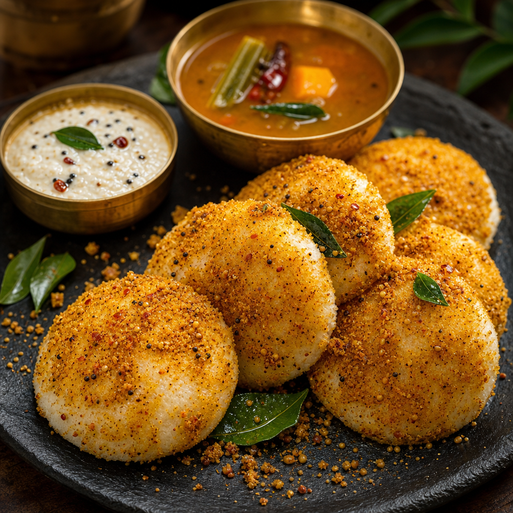 Ghee Podi Idly